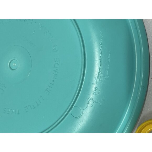 Little Tikes Plates, Cups, Pan 1990s Made In The USA - Picture 6 of 9